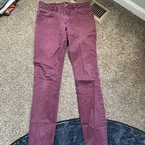 Maroon Skinny Jeans